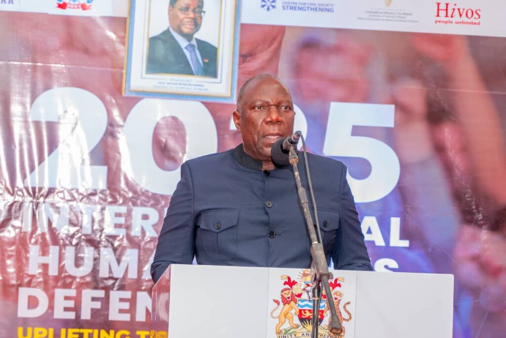 Chihana declares end of terror against rights defenders: Namiwa, Kathewera bag human rights defender of the year awards MediaGov