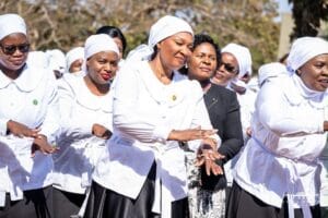 Gertrude Mutharika representing peace in Malawi and the call for harmony, unity and national development.